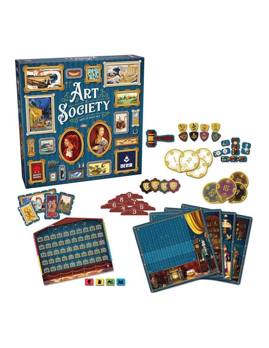 Art Society  - Eres un entendido en arte que puja por las obras de arte más en boga, componiendo una pinacoteca, decorada con gu