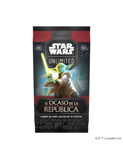 Star Wars Unlimited - Twilight of the Republic: Booster Pack (Spanish)  - Enter a galaxy of endless possibilities in Star Wars™: