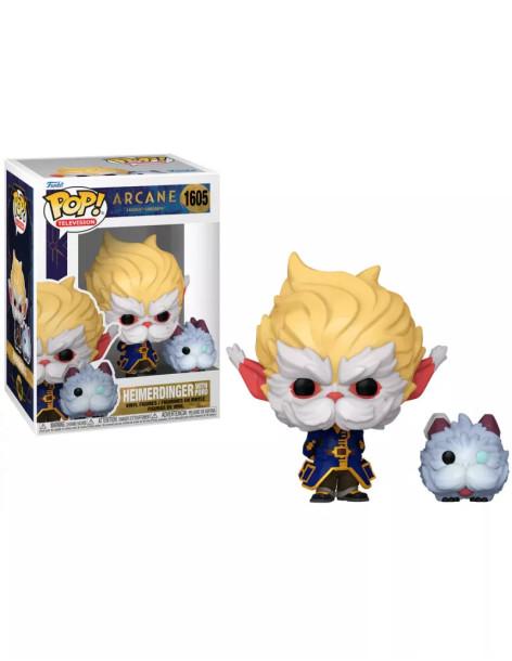 Funko Pop Heimerdinger with Poro. Arcane  - Funko Pop Heimerdinger with Poro. Arcane
