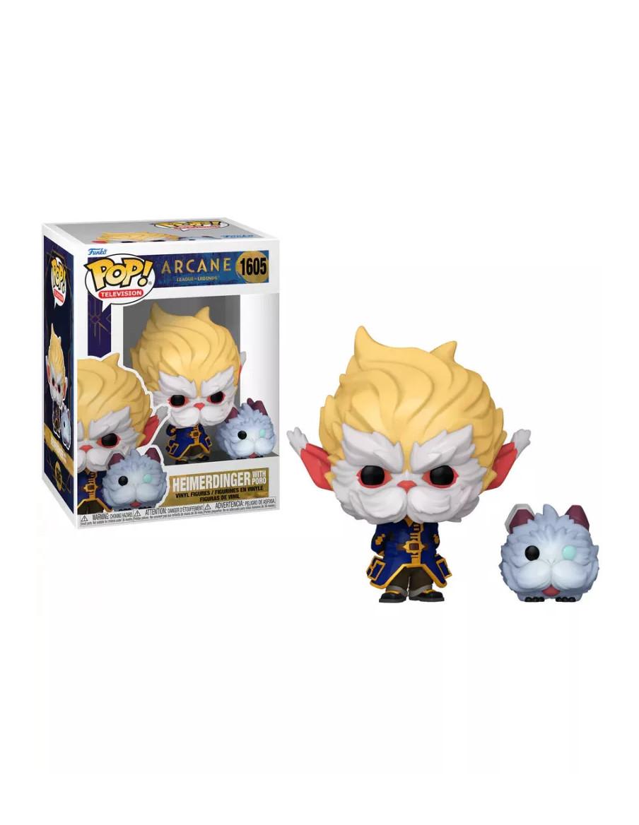 Funko Pop Heimerdinger con Poro. Arcane  - Funko Pop Heimerdinger con Poro. Arcane