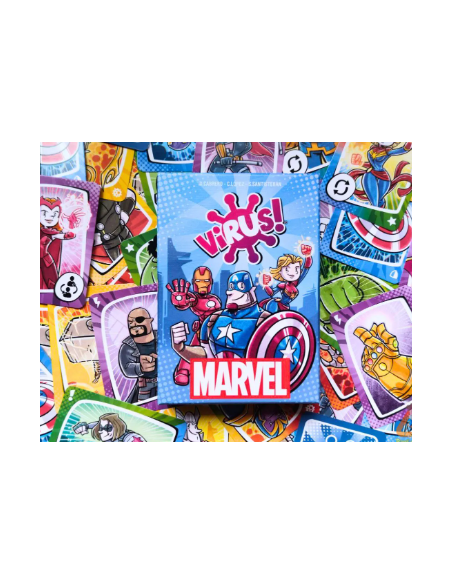 Virus Marvel  - En Virus! MARVEL, cada persona podrá elegir a sus héroes y heroínas preferidas y tratará de reunir un equipo de 