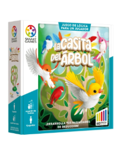 La Casita del Árbol  - ¿Podrás descubrir dónde se posan los pájaros
al llegar a su árbol? Utiliza las pistas de los
60 desafíos 