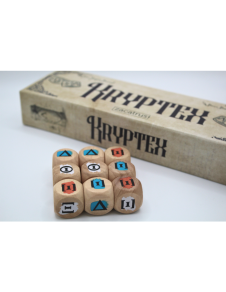 Kryptex. Juego de mesa  - Tu maestro Leonardo te ha elegido para probar su último invento, un juego de estrategia y planificació