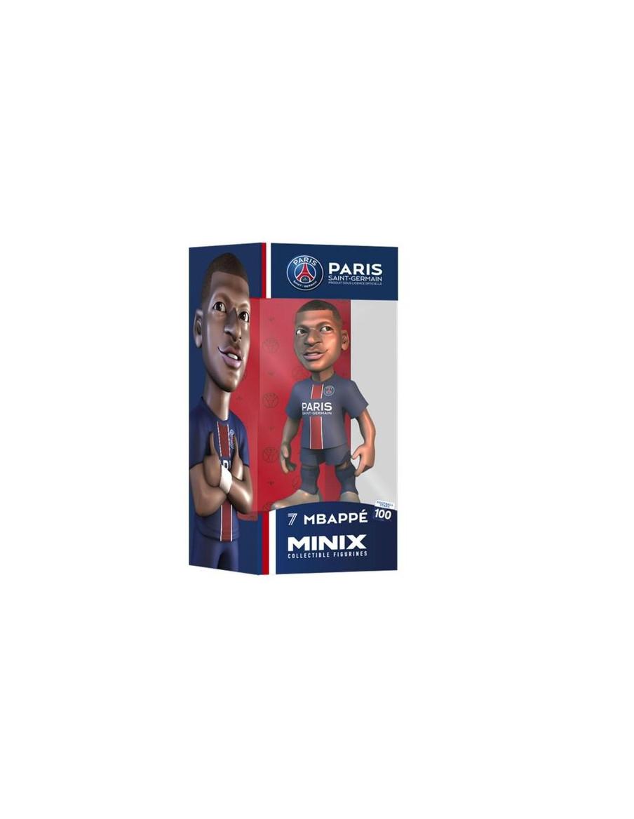 Figura MINIX Mbappé. PSG. Football Stars  - ¡Lleva la pasión por el fútbol a otro nivel con el Minix de Kylian Mbappé en el PSG!