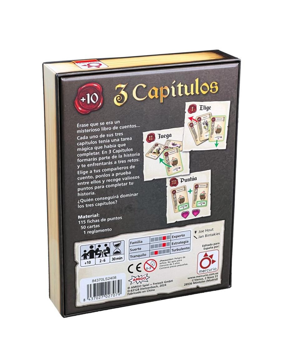 3 Capitulos  - 9Descubre un emocionante juego de mesa dividido en tres capítulos donde los personajes de cuentos y leyendas cobr