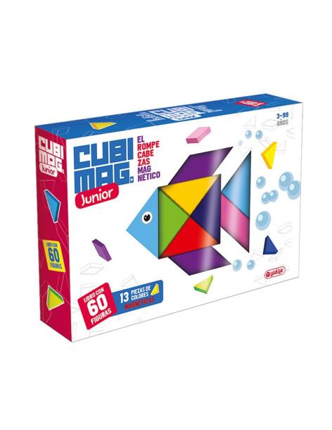 Cubimag Junior  - ¡60 figuras para los más pequeños!.

Ejercita tu mente y diviértete con este rompecabezas magnético. Resuelve 