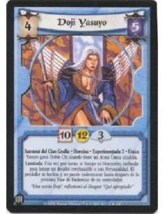Doji Yasuyo Exp2 FOIL (Spanish)  - Crane Clan Samurai * Hero * Experinced 2 * Unique Yasuyo gains Double Chi while she has a Uni