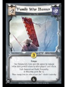 Family War Banner FOIL  - Unique This Personality's Force and Chi cannot be reduced below their printed values by other players'