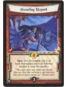 Scouting Report  - Open: Give the cavalry trait to all Scout Personalities and to all Followers attached to Scout Personalities.