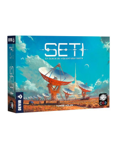 Seti. In Search of Extraterrestrial Life. Board Game  - Look closely at a random patch of sky and you'll find a million galaxies
