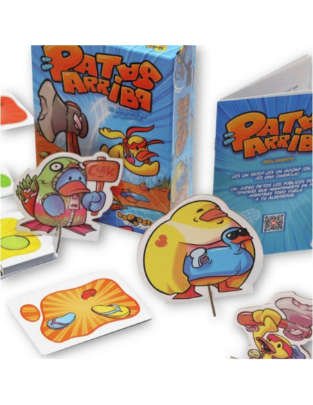 Patas arriba. Juego de Mesa  - ¿Es un pato? ¿Es una chancla? ¡Es Patas Arriba! Un divertido juego para toda la familia donde lan