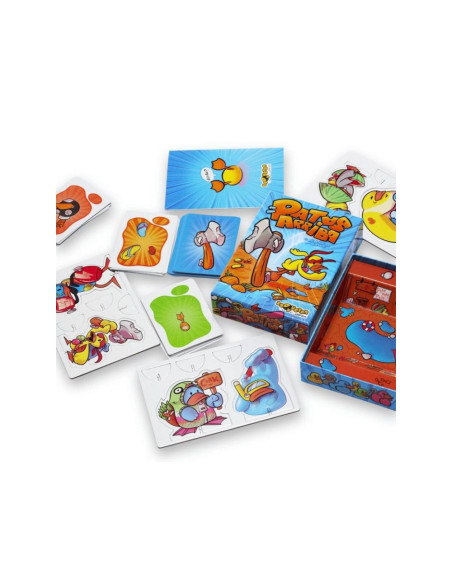 Patas arriba. Juego de Mesa  - ¿Es un pato? ¿Es una chancla? ¡Es Patas Arriba! Un divertido juego para toda la familia donde lan