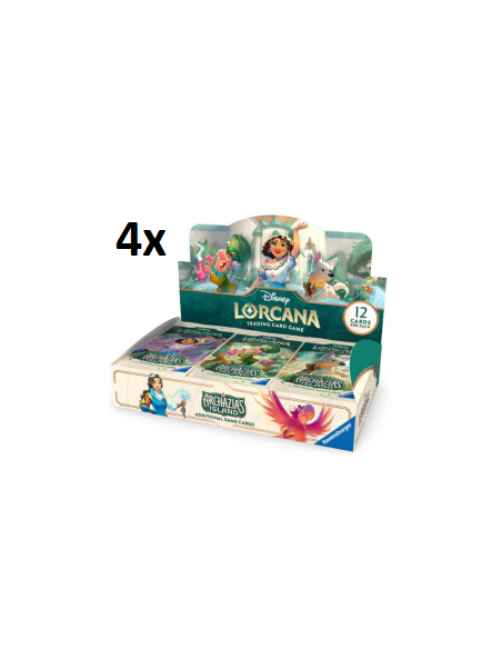 Lorcana Archazia's Island: Case (4x Cajas de Sobres) Inglés  - 