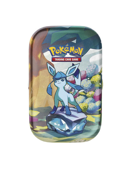 Scarlet & Violet 8.5 Prismatic Evolutions: Mini tin Glaceon (Spanish)  - 