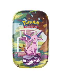 Scarlet & Violet 8.5 Prismatic Evolutions: Mini tin Espeon (Spanish)  - 