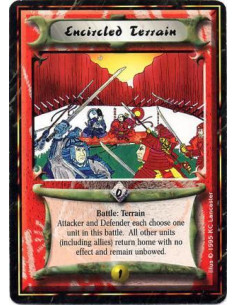 Encircled Terrain  - TerrainBefore this battle resolves: The Attacker and Defender, in the order of your choice, each choose one