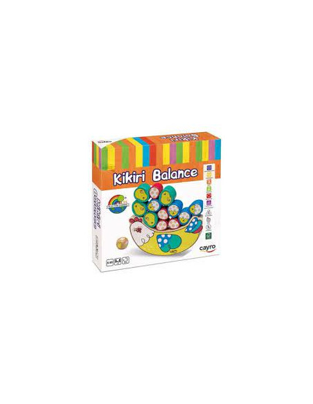Kikiri Balance  - 
Juego de Mesa para Niños - Equilibra Las Piezas según los Dados - 2 a 8 Jugadores