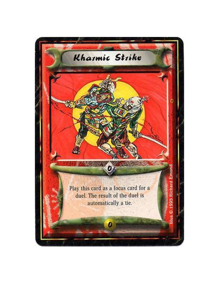 Kharmic Strike  - As a Focus Effect: This duel's result is a tie, regardless of the Personalities' total scores