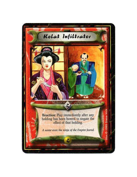 Kolat Infiltrator  - KolatReaction: After a Holding bows to pay for one of its own abilities or traits: Negate that action's or 