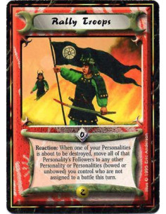 Rally Troops  - Reaction: Before one of your Personalities is destroyed, target one or more of your unbowed Personalities in you