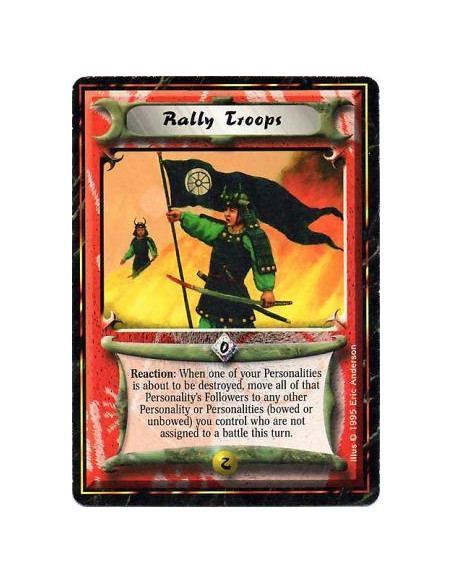 Rally Troops  - Reaction: Before one of your Personalities is destroyed, target one or more of your unbowed Personalities in you