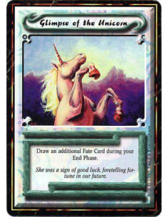 Glimpse of the Unicorn  - UniqueDraw an additional card during your End Phase this turn.