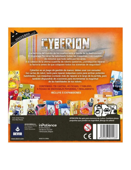 Cyberion. Juego de mesa  - 