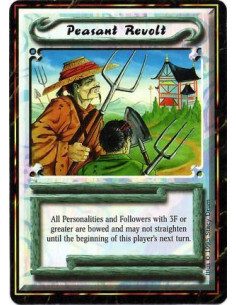 Peasant Revolt  - Printed Keywords UniqueBow each Personality and Follower with 3 or higher Force; Personalities and Followers w