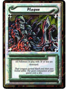 Plague  - Plague • UniqueDestroy all Followers with 3 or lower Force.