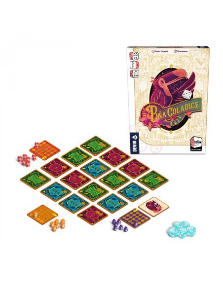 Piña Coladice  - Trae las copas, porque ¡Ha llegado el momento de preparar unos combinados! En la mesa se encuentran los ingredi