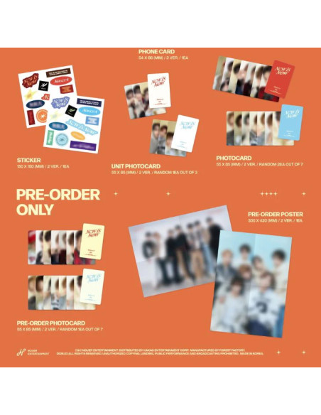 NouerA - Chapter: New is Now (1st Mini Album) + Photocard Official  - NouerA - Chapter: New is Now (1st Mini Album)2 Versiones: 