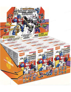 Blokees Caja de Mini Figuras Galaxy Version Defender ( 12 Mini Figuras Aleatorias ). Transformers  - Caja de Mini Figuras Galaxy
