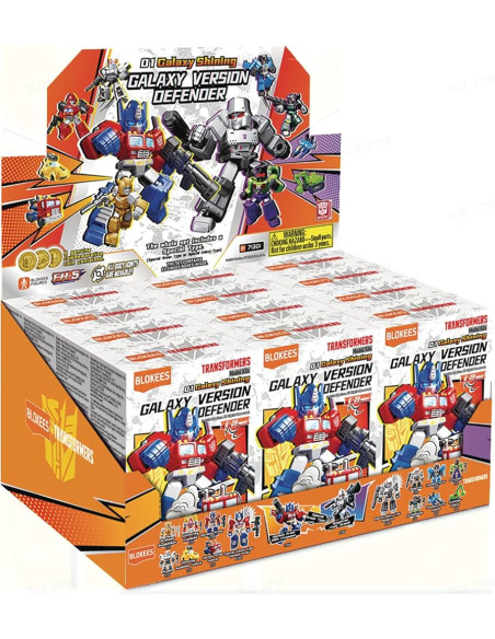Blokees Box Mini Figures Galaxy Version Defender (12 Random Mini Figures). Transformers  - Box Mini Figures Galaxy Version Defen