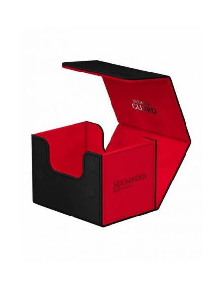 Ultimate Guard Sidewinder Deck Case 100+ XenoSkin SYNERGY Negro/Rojo  - Ultimate Guard Sidewinder Deck Case 100+ XenoSkin SYNERG