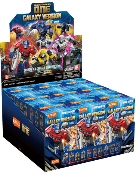 Blokees Caja de Mini Figuras Galaxy Version 05 (9 Mini Figuras Aleatorias). Transformers  - Caja de Mini Figuras Galaxy Version 