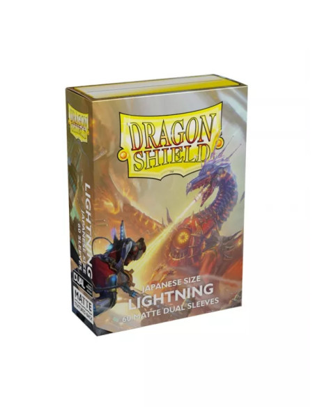 Fundas Dragon Shield Tamaño Japonés (59x86mm) - Lightning Dual Matte  - Fundas Dragon Shield Tamaño Japonés (59x86mm) - Lightnin