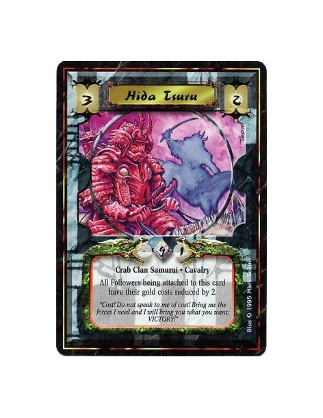 Hida Tsuru  - Crab Clan • Samurai • CavalryAttaches Followers paying 2 less Gold.