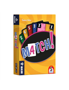Match!. Juego de Mesa  - ¡Empareja cartas por su valor numérico o por su color y trata de conseguir la mayor puntuación posible 