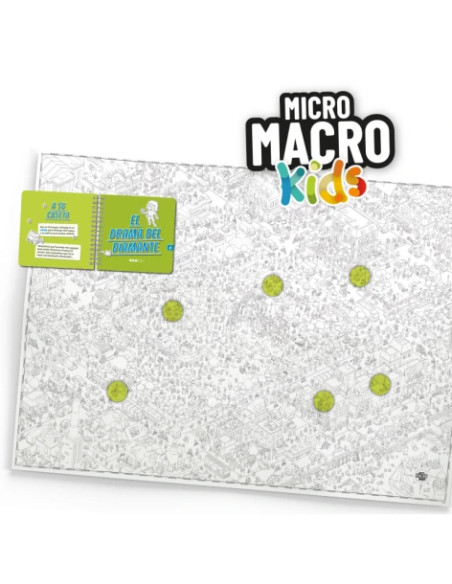 Micro Macro Kids. Qué Locura De Parque  - Micro Macro Kids: Locura de Parque es un juego de mesa para niños con el que disfrutar