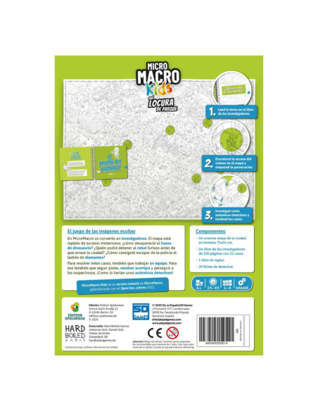 Micro Macro Kids. Qué Locura De Parque  - Micro Macro Kids: Locura de Parque es un juego de mesa para niños con el que disfrutar