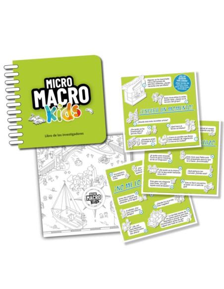 Micro Macro Kids. Qué Locura De Parque  - Micro Macro Kids: Locura de Parque es un juego de mesa para niños con el que disfrutar