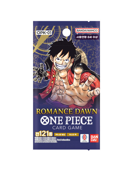 One Piece: Romance Dawn OP01. Sobre (6) Coreano  - 