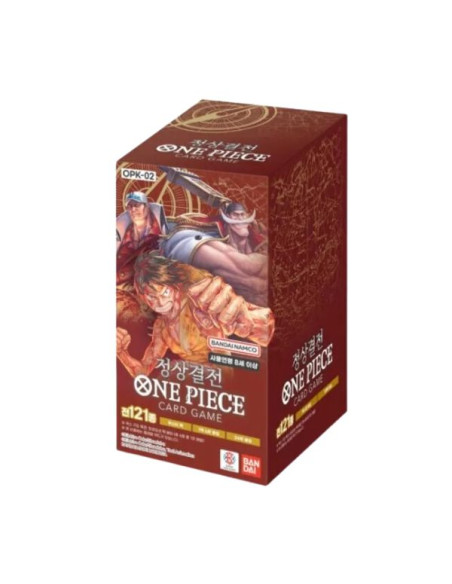 One Piece Paramount War OP02: Caja de Sobres (24) Coreano  - One Piece: Paramount War OP02: Caja de Sobres (24) Coreano