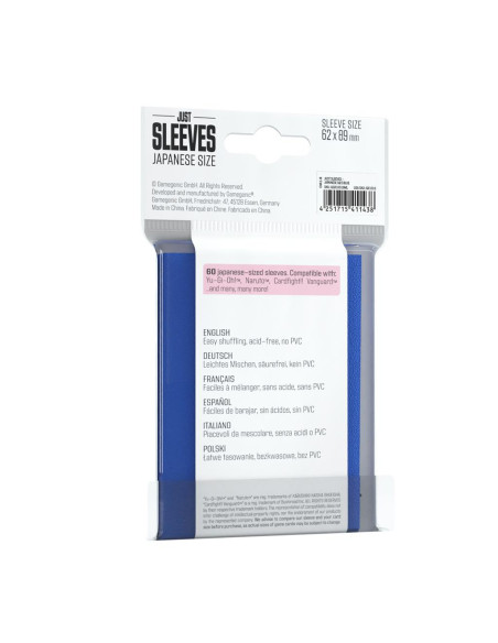 Blue Just Sleeves Japanese size (62x89) (60)  - 