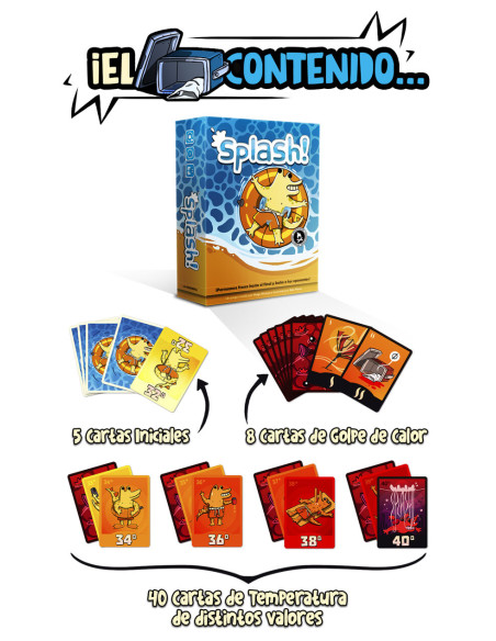 Splash! Juego de Cartas  - 