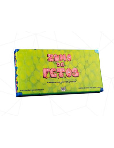 Zumo de Fetos. Juego de Mesa  - ¡Aplasta esas uvas!
Un rápido duelo de mentiras para 2 jugadores.
Acumula acciones secretas para
