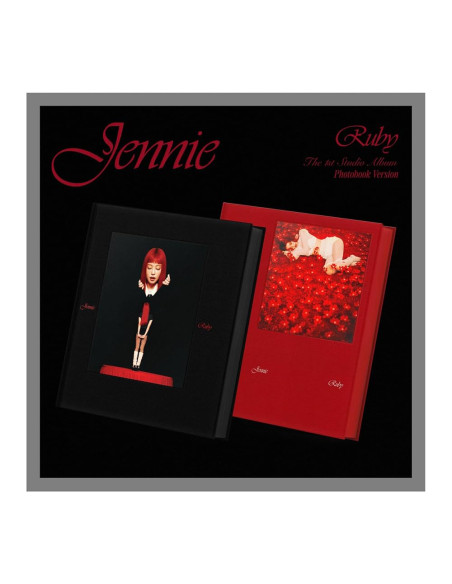 BLACKPINK - JENNIE - RUBY (Photobook Ver) + Official Photocard  - BLACKPINK - JENNIE - RUBY (Photobook Ver)2 Versiones: Zen (Neg