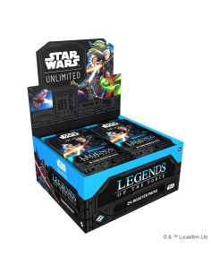 Star Wars Unlimited - Leyendas de la Fuerza: Caja de Sobres (24) Inglés  - 