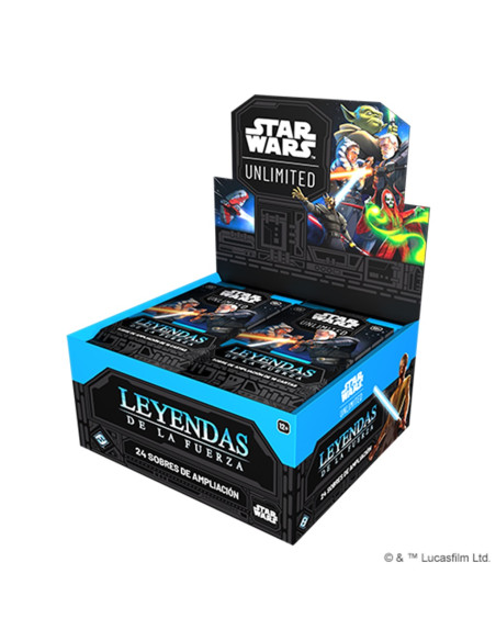 Star Wars Unlimited - Leyendas de la Fuerza: Caja de Sobres (24) Español  - 