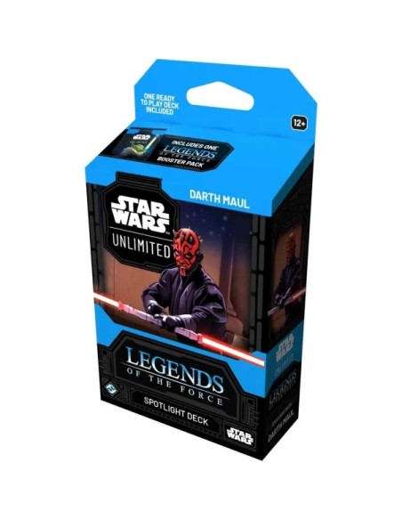 Star Wars Unlimited - Leyendas de la Fuerza: Mazo Darth Maul (Inglés)  - 